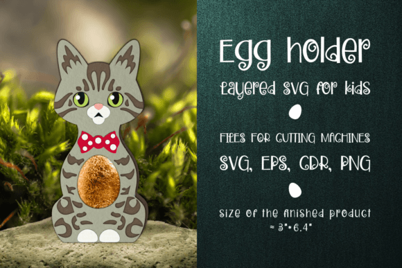 Bengal Cat Easter Egg Holder Template Review