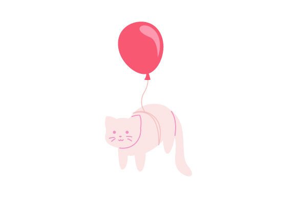 Cat Flying on Balloon Embroidery Design Review