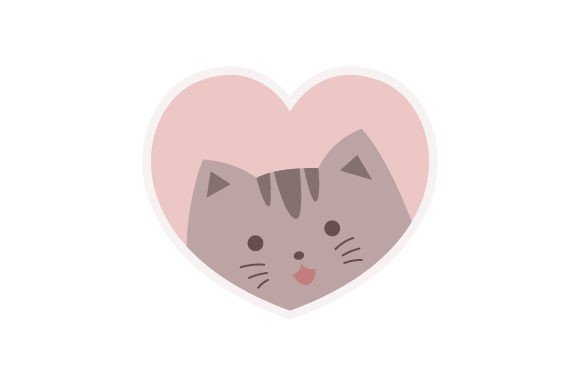 Cat in Heart Sticker Review for Embroidery Projects