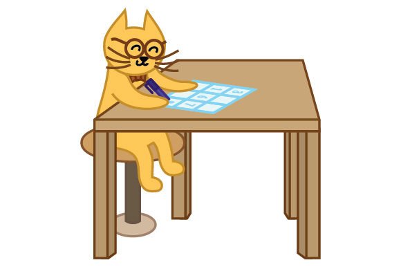 Cat Playing Sudoku Embroidery Design Review