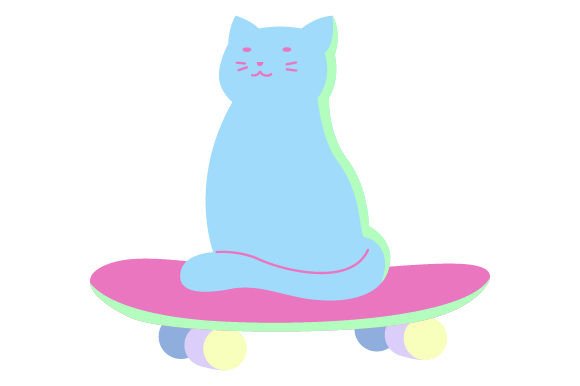 Cat Skateboarding Embroidery Design Review