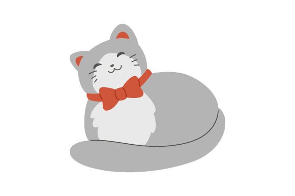 Cat with Ribbon Collar Embroidery Design Review