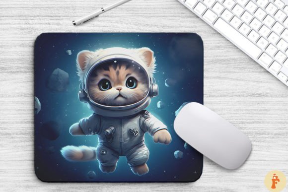 Cute Astronaut Persian Cat Mouse Pad Review