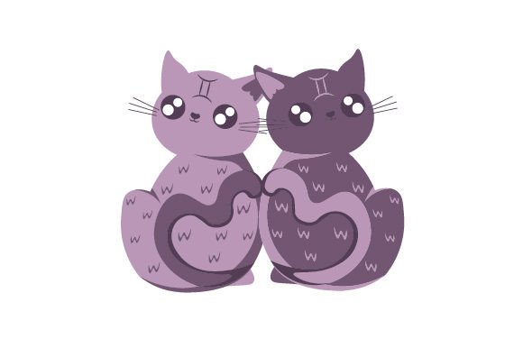 Cute Cat Zodiac Gemini Embroidery Review