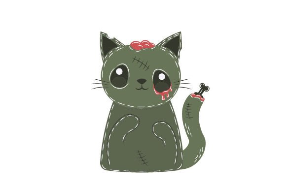 Halloween Cat Zombie Embroidery Design Review
