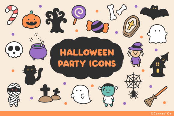 Halloween Party Icons Review