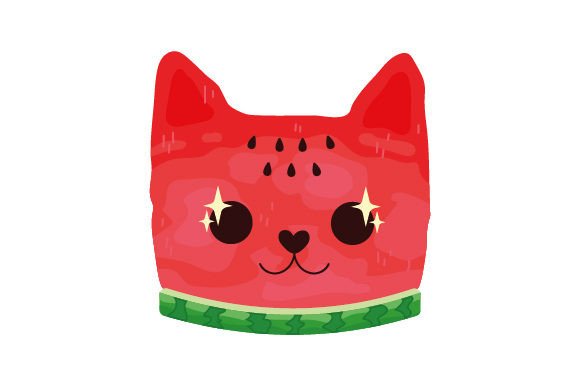 Kawaii Watermelon Cat Embroidery Design Review
