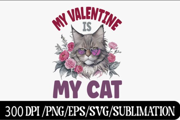 MY VALENTINE is MY CAT Embroidery Design Review