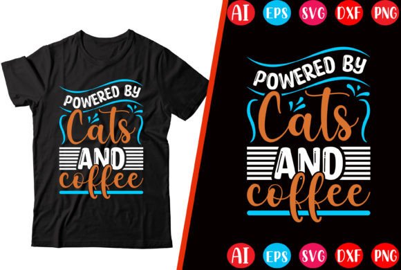 Powered by Cats and Coffee T-shirt Review