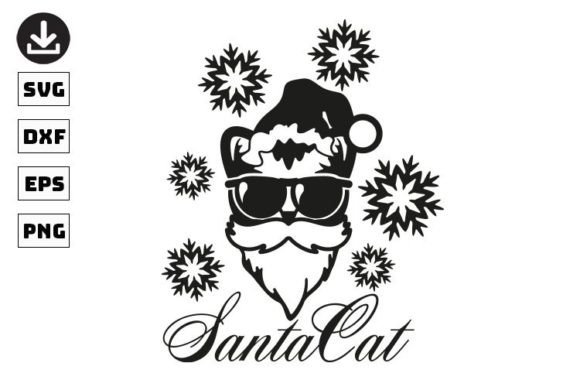 SANTA CAT Embroidery Design Review
