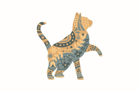 Spring Cat Folk Art Style Embroidery Review