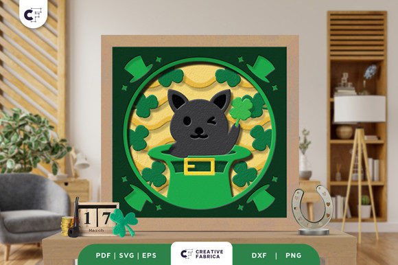 St. Patricks Black Cat Shadow Box Review